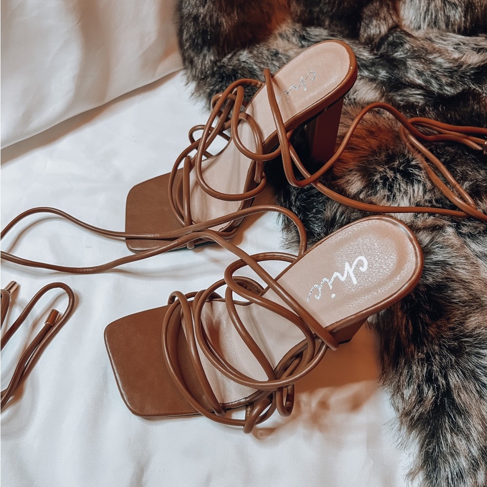 Maddie Strappy Heels- own brand